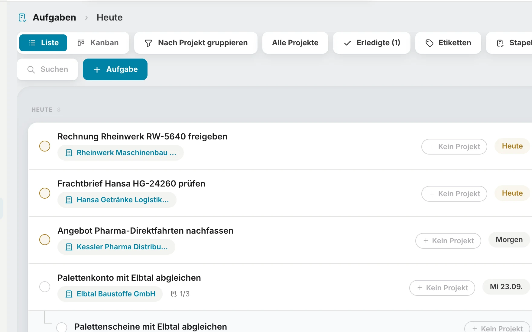 Tasks: list and kanban: view in flicono